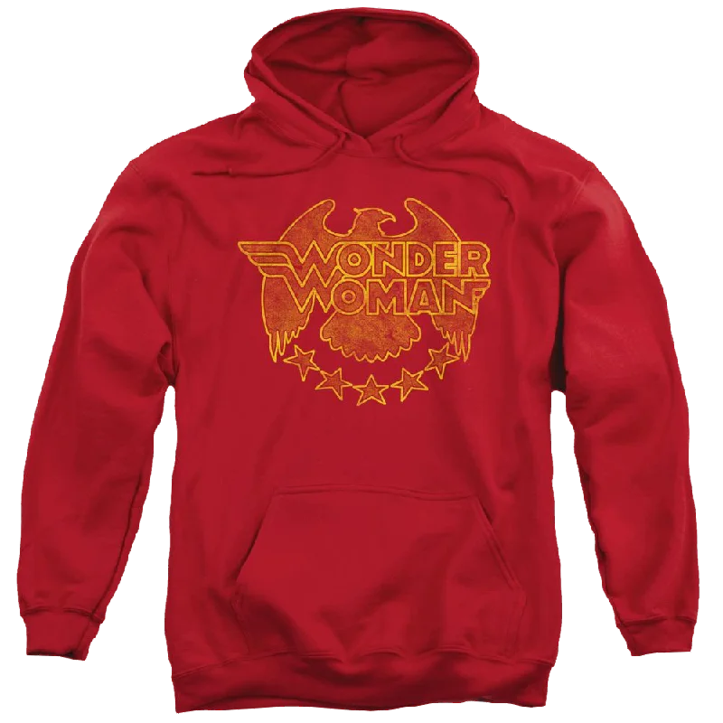 DC Comics Wonder Eagle - Pullover Hoodie Deep Neck Pullover