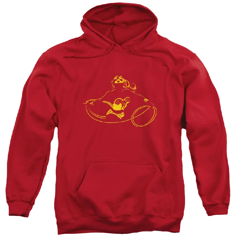 DC Comics Wonder Min - Pullover Hoodie Cowl Neck Pullover