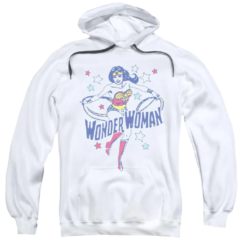 DC Comics Wonder Stars - Pullover Hoodie Boxy Neck Sweater