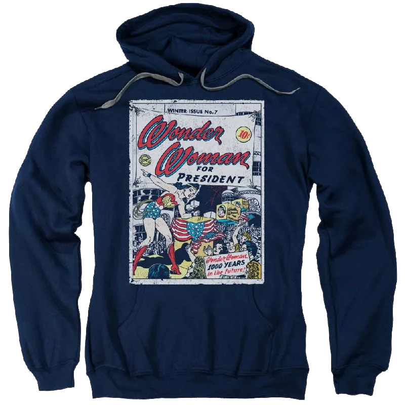 DC Comics Ww For President - Pullover Hoodie Wide Sleeve Pullover