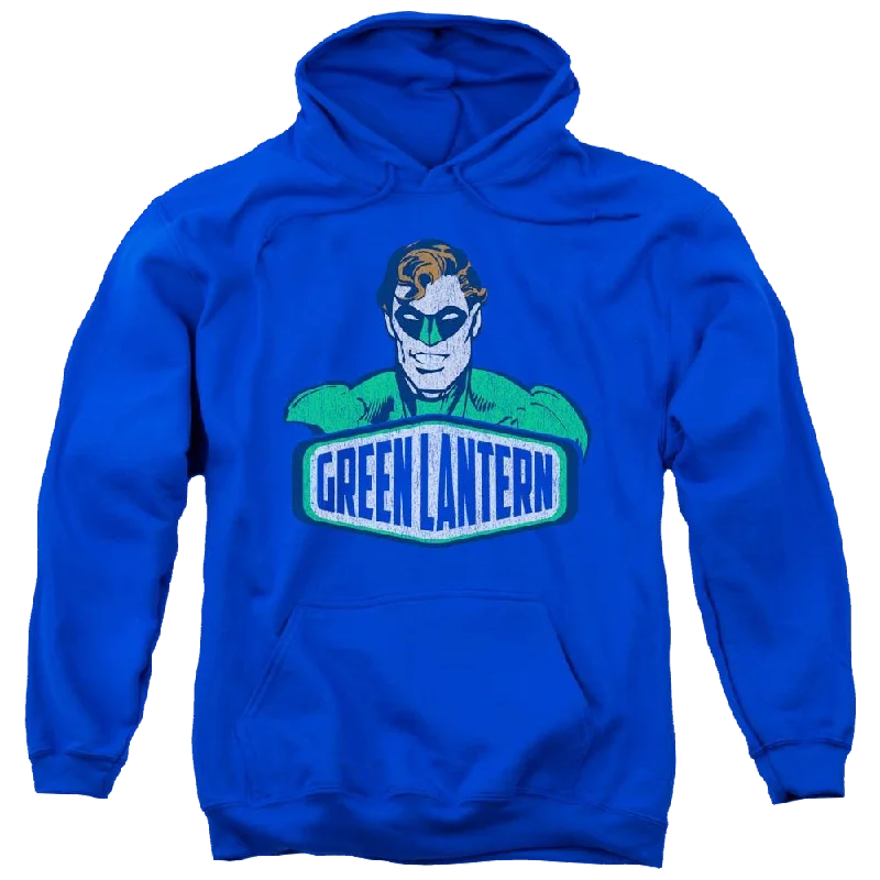 DC Comics Green Lantern Sign - Pullover Hoodie Textured Knit Design
