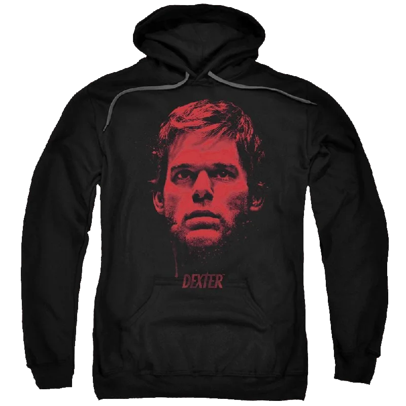 Dexter Bloody Face - Pullover Hoodie Solo Sleeve Pullover
