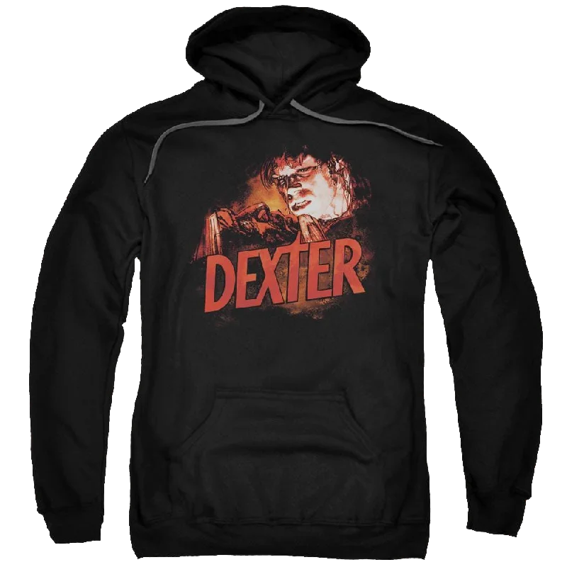 Dexter Drawing - Pullover Hoodie Sheath Sleeve Elegant