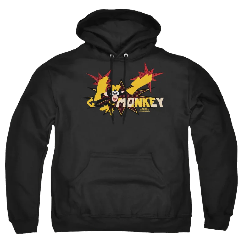 Dexter's Laboratory Monkey - Pullover Hoodie Puff Sleeve Stylish