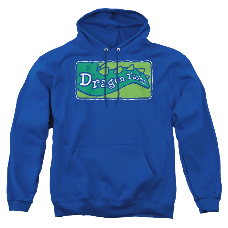 Dragon Tales Logo Clean - Pullover Hoodie One Shoulder Top
