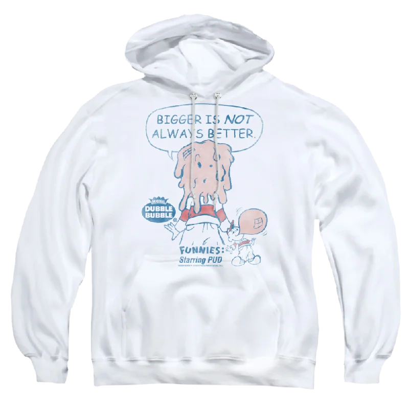 Dubble Bubble Bigger - Pullover Hoodie Lantern Sleeve Elegant