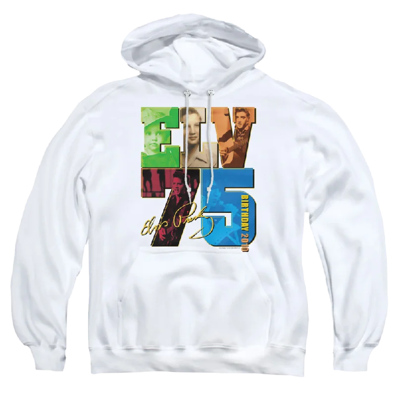 Elvis Presley Birthday 2010 - Pullover Hoodie Boat Neck Sweater