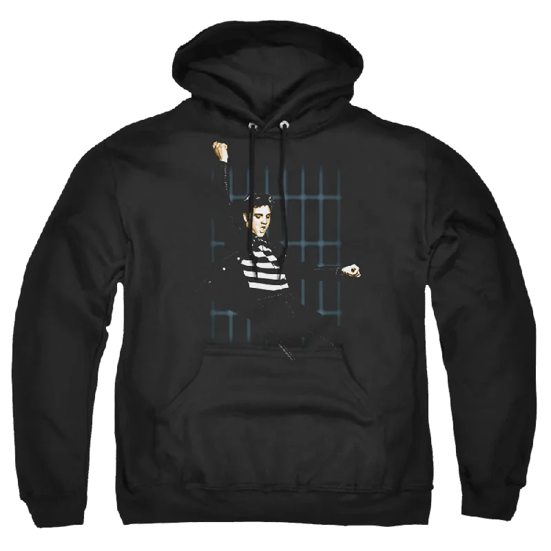 Elvis Presley Blue Bars - Pullover Hoodie Turtleneck Warm Pullover
