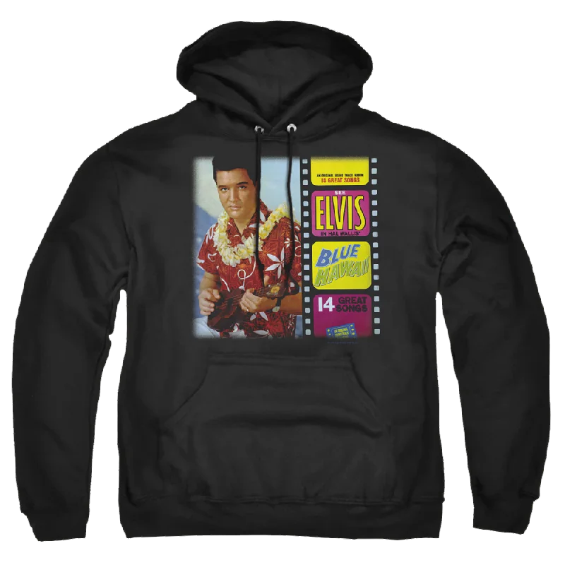 Elvis Presley Blue Hawaii Album - Pullover Hoodie Fine Merino Wool