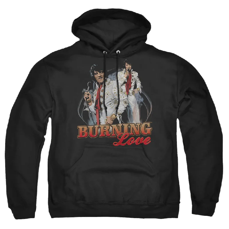 Elvis Presley Burning Love - Pullover Hoodie Chunky Knit Pullover
