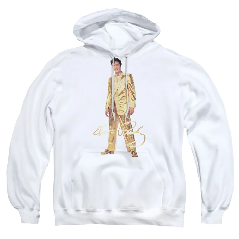 Elvis Presley Gold Lame Suit - Pullover Hoodie High Neck Pullover