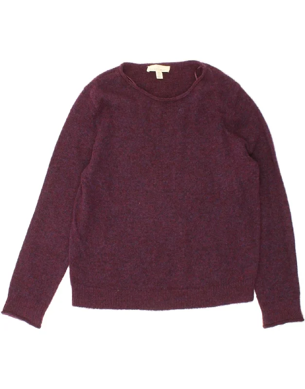 SEASALT CORNWALL Womens Boat Neck Jumper Sweater UK 12 Medium Burgundy Slim Fit Regular Fit Oversized SEASALT CORNWALL Womens Boat Neck Jumper Sweater UK 12 Medium Burgundy Slim Fit Regular Fit Oversized